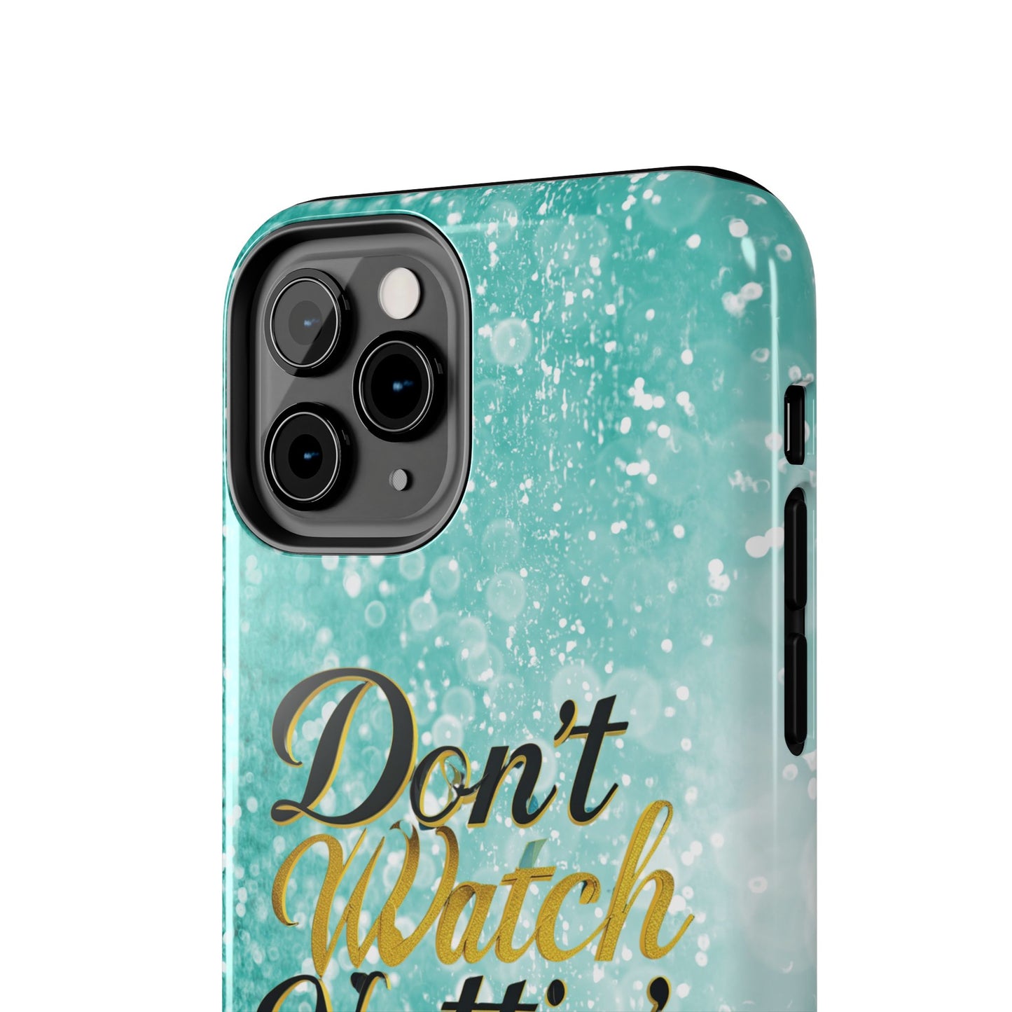 Unbothered Phone Case-Aqua
