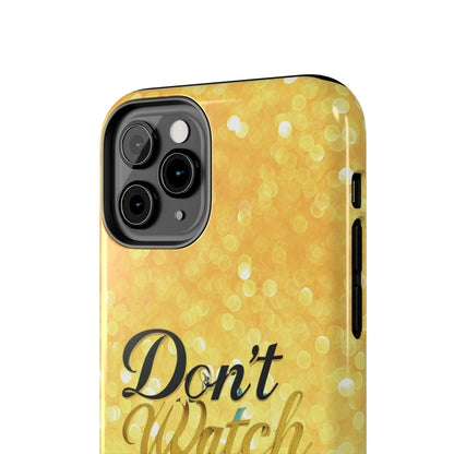Unbothered Phone Case-Gold