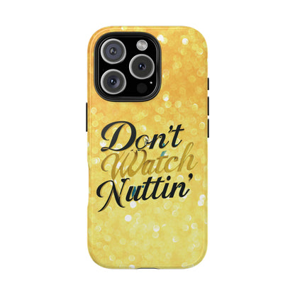 Unbothered Phone Case-Gold