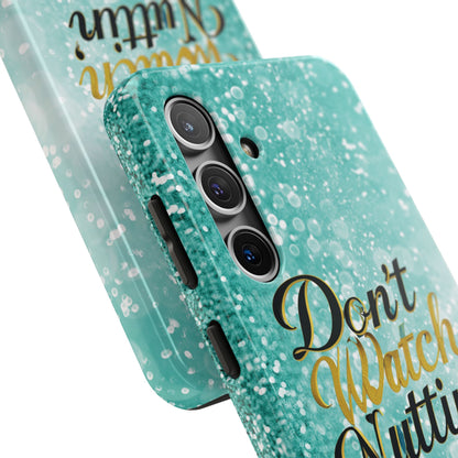 Unbothered Phone Case-Aqua