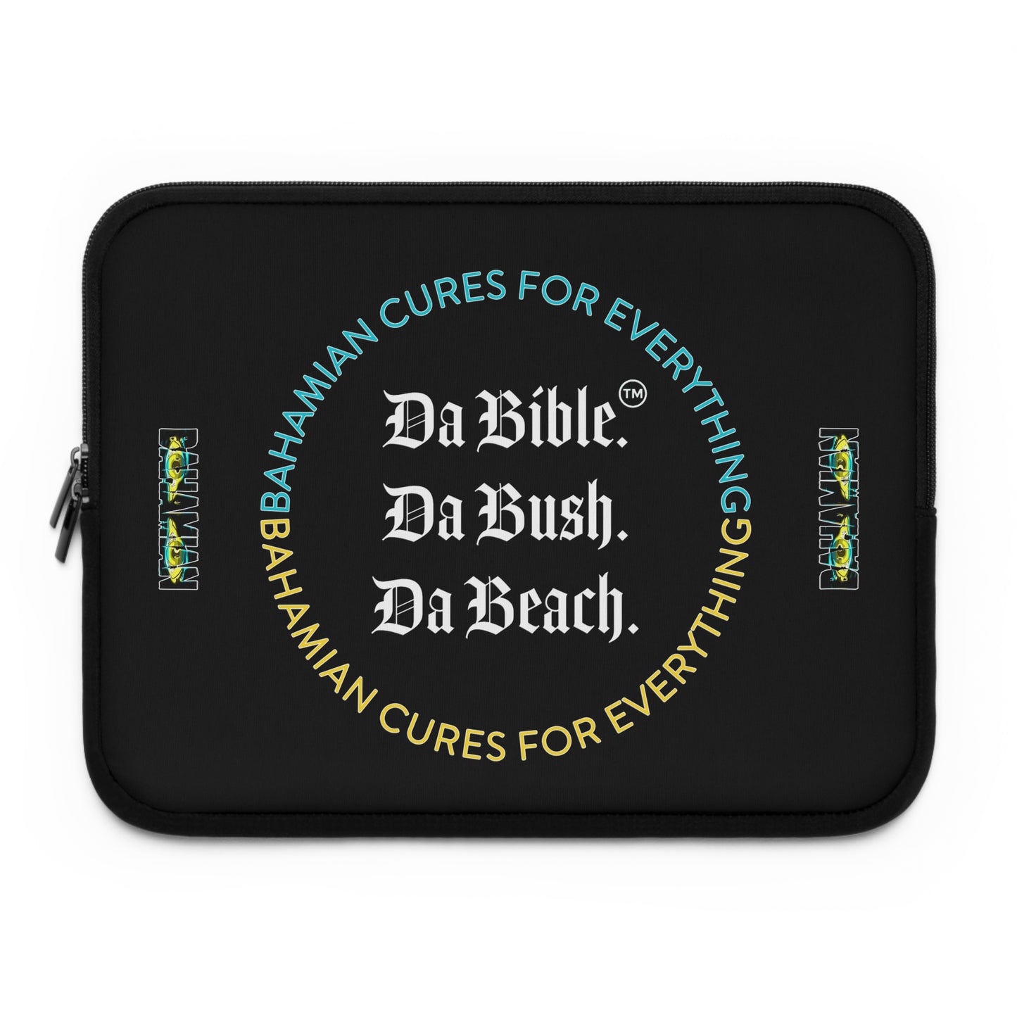 The Bahamian Cures Black Laptop Sleeve