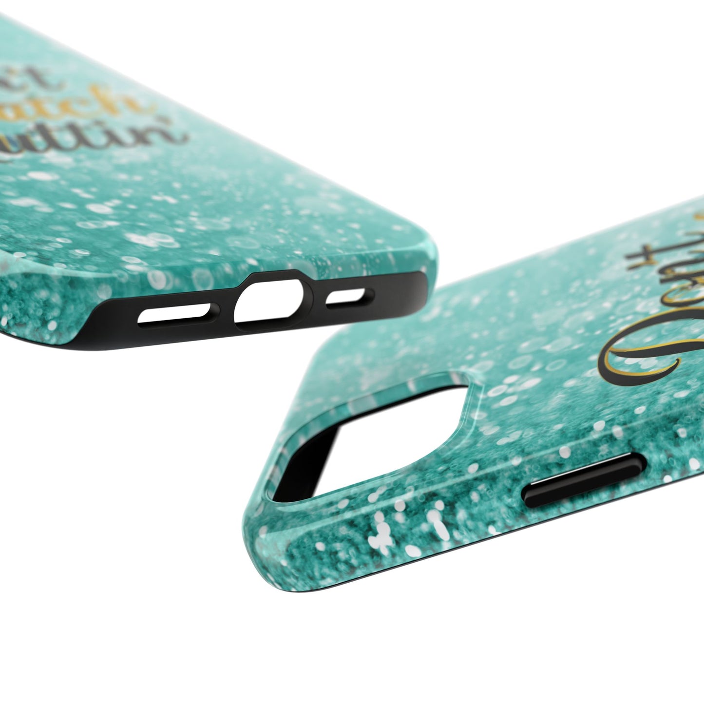 Unbothered Phone Case-Aqua