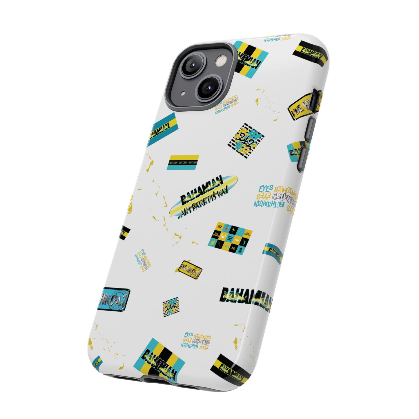 Bahamian Stamps White Phone case