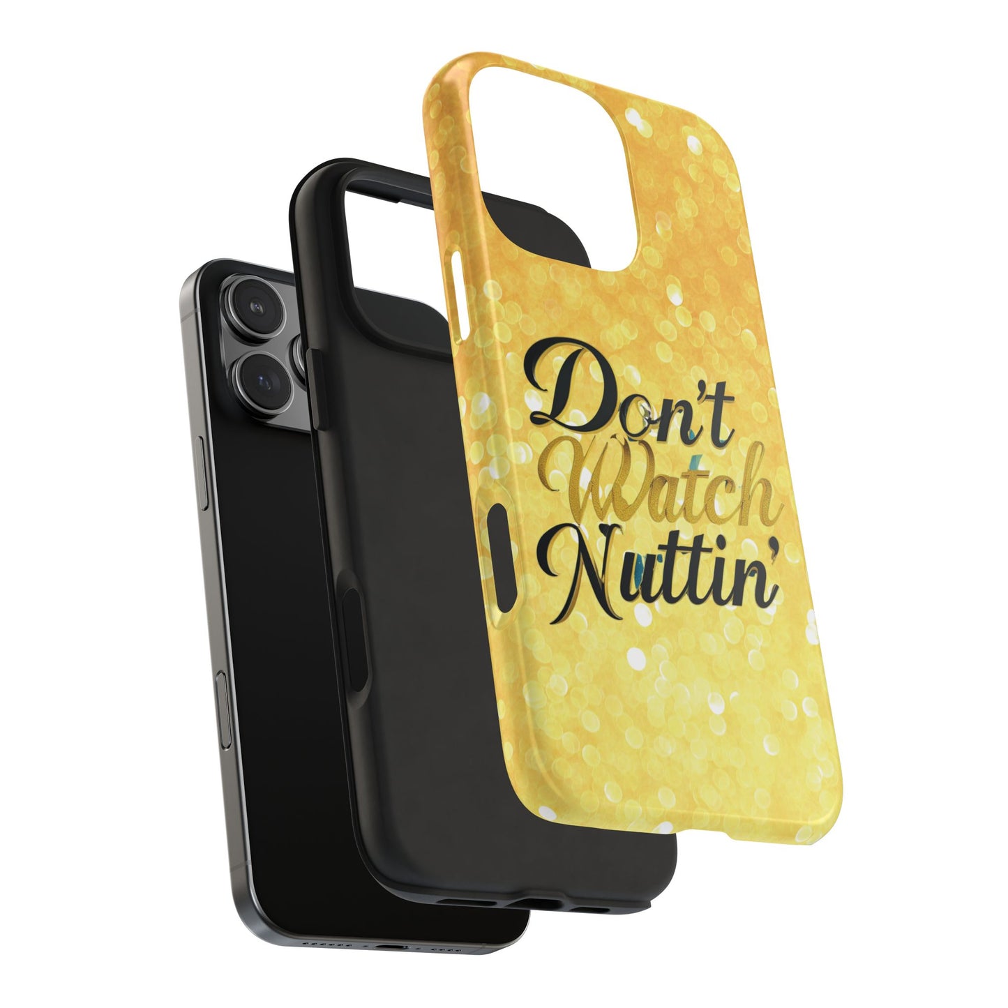 Unbothered Phone Case-Gold