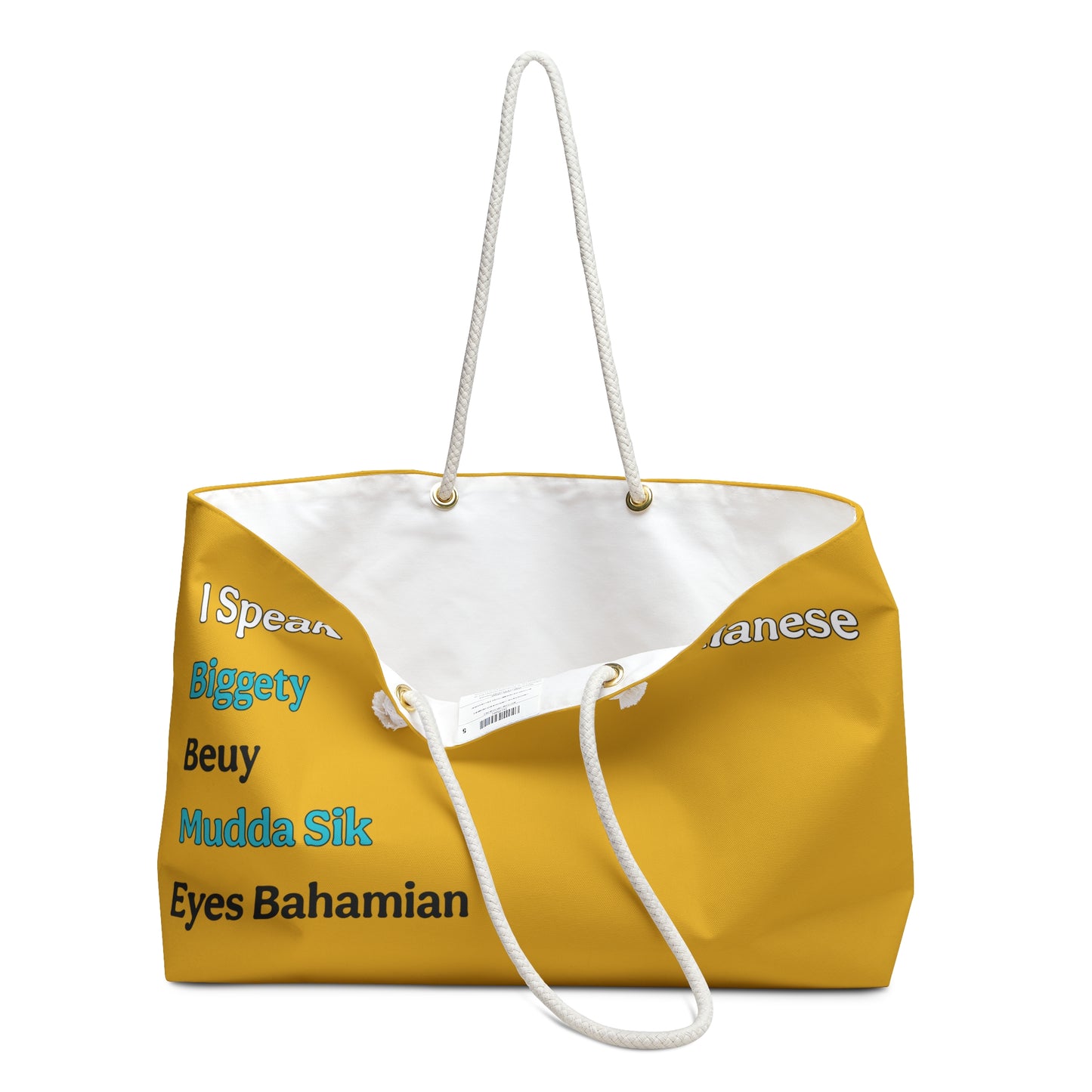 Luxe Lingo Weekender - Gold