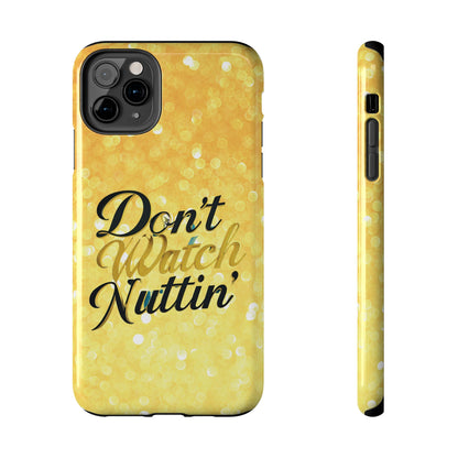 Unbothered Phone Case-Gold