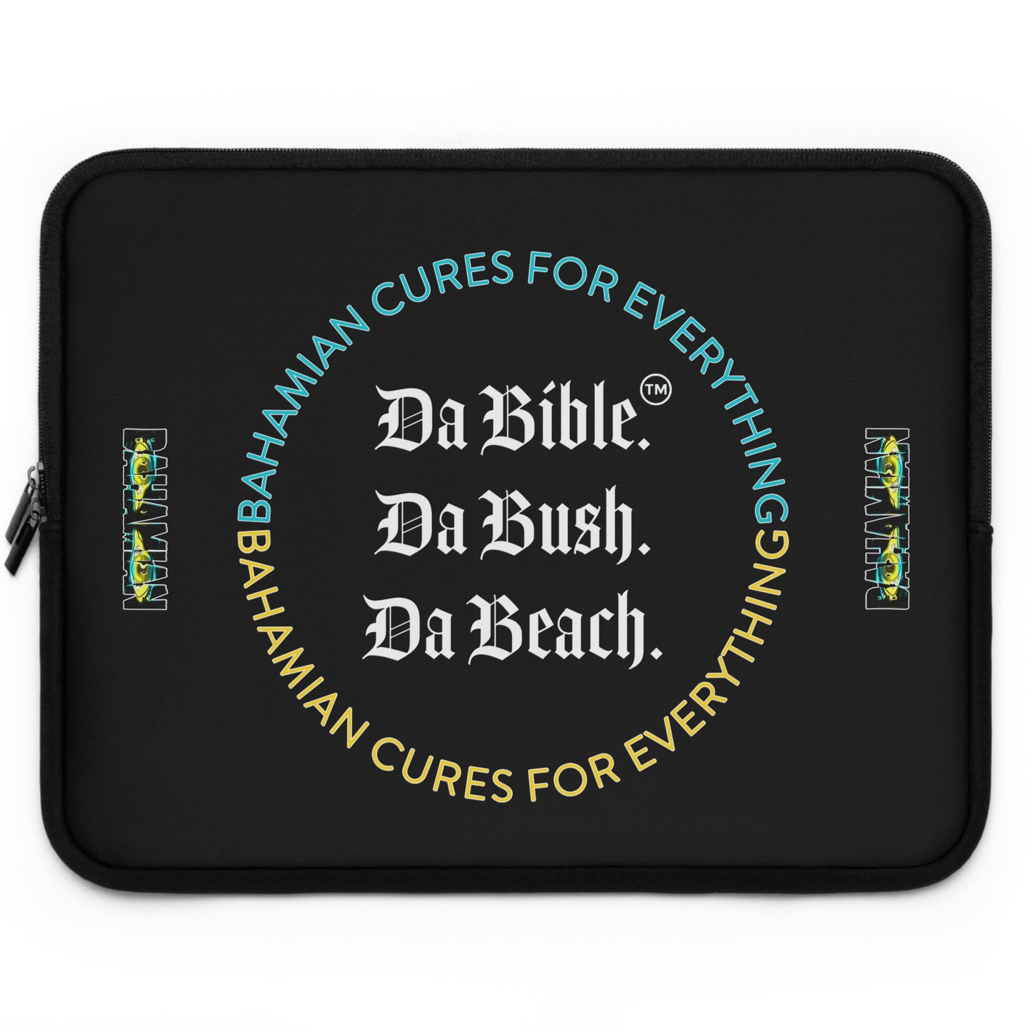 The Bahamian Cures Black Laptop Sleeve