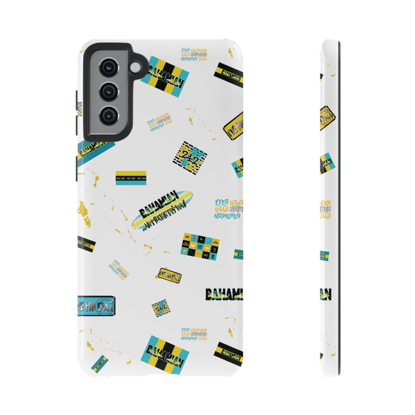 Bahamian Stamps White Phone case