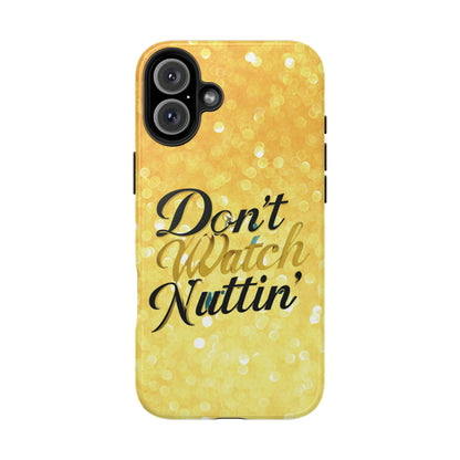 Unbothered Phone Case-Gold