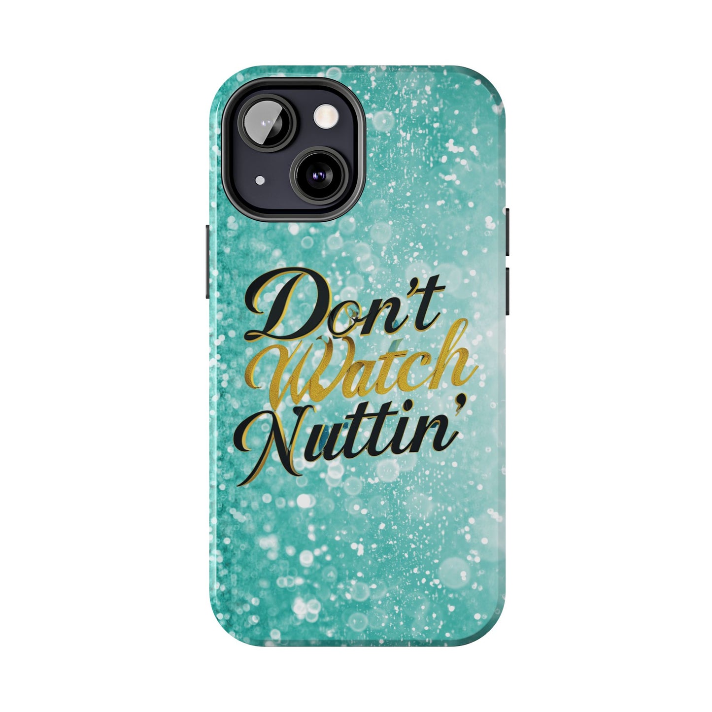 Unbothered Phone Case-Aqua