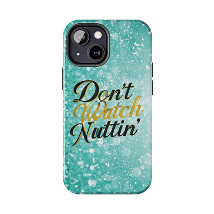 Unbothered Phone Case-Aqua