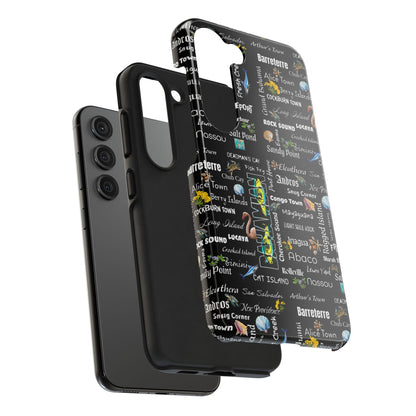 Cities Phone Cases - Black