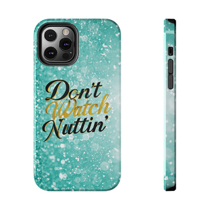 Unbothered Phone Case-Aqua