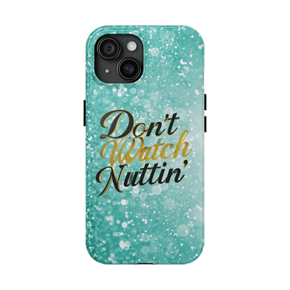 Unbothered Phone Case-Aqua