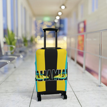 Eyes Bahamian Striped Luggage Cover