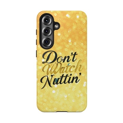 Unbothered Phone Case-Gold