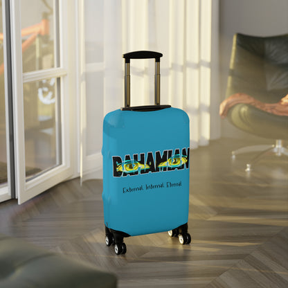 Aqua Eyes Bahamian Luggage Cover