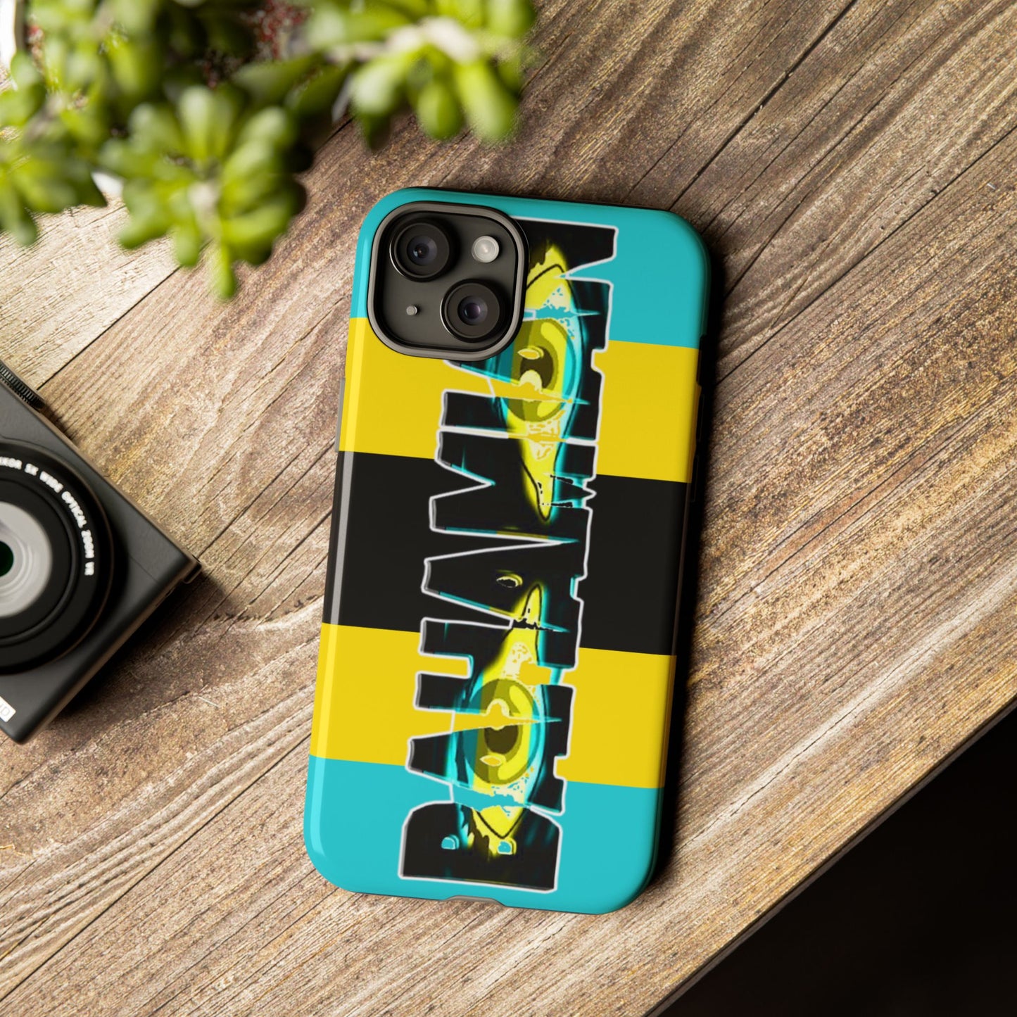 Striped Logo Phone Case