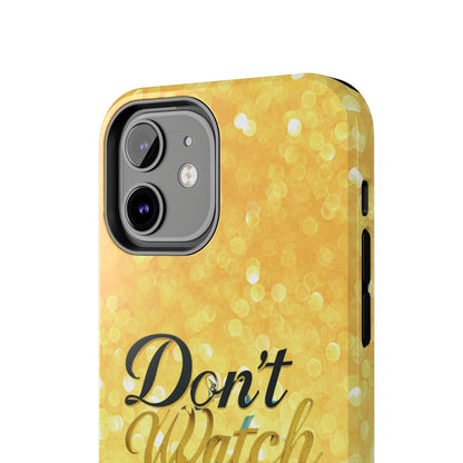 Unbothered Phone Case-Gold