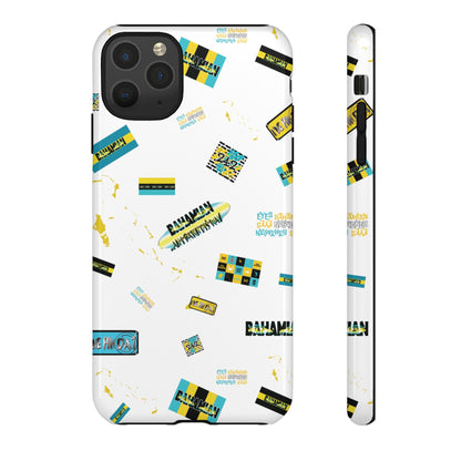 Bahamian Stamps White Phone case