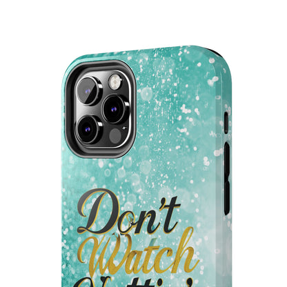 Unbothered Phone Case-Aqua