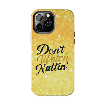 Unbothered Phone Case-Gold