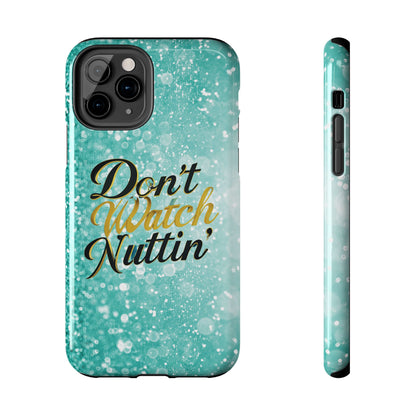 Unbothered Phone Case-Aqua