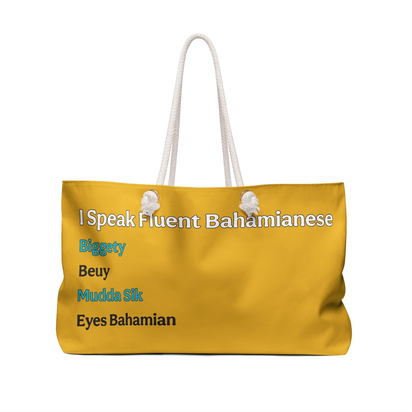 Luxe Lingo Weekender - Gold