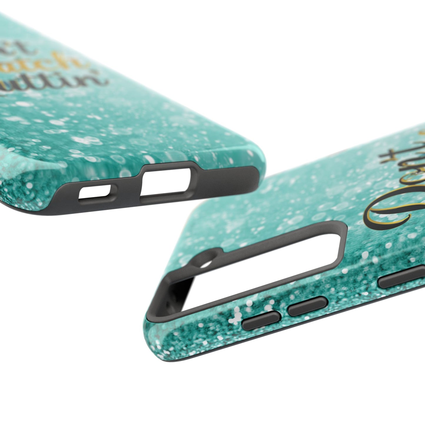Unbothered Phone Case-Aqua