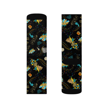 Junkanoo Socks-Black