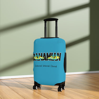 Aqua Eyes Bahamian Luggage Cover