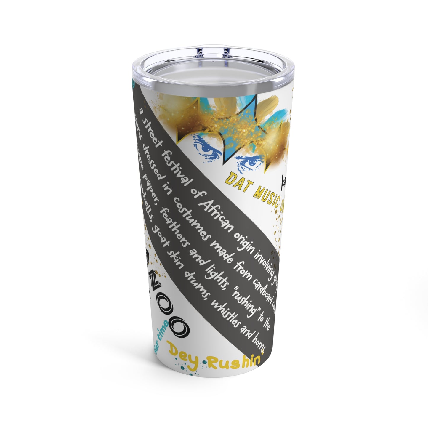 Junkanoo Tumbler-white