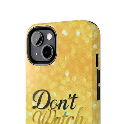 Unbothered Phone Case-Gold