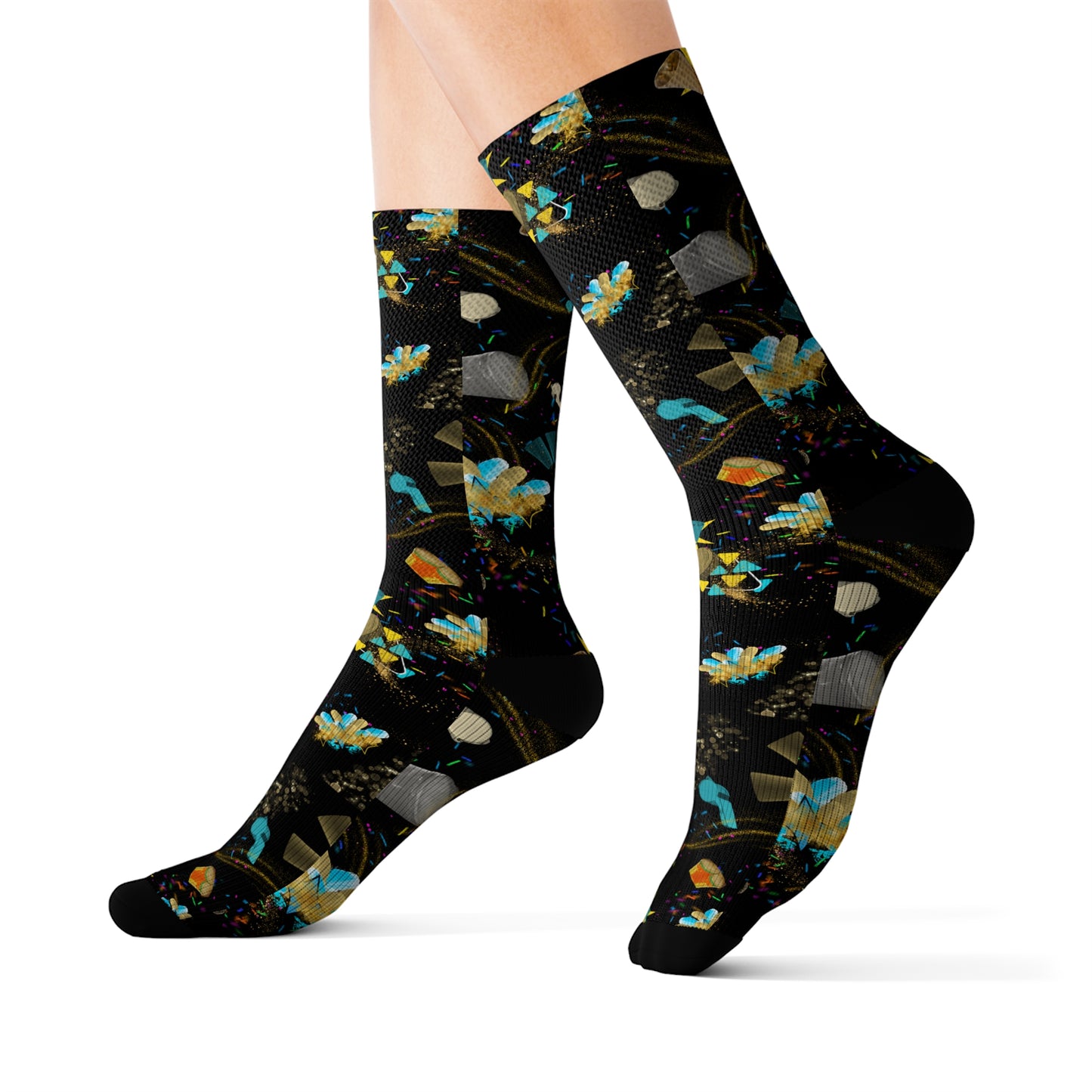 Junkanoo Socks-Black