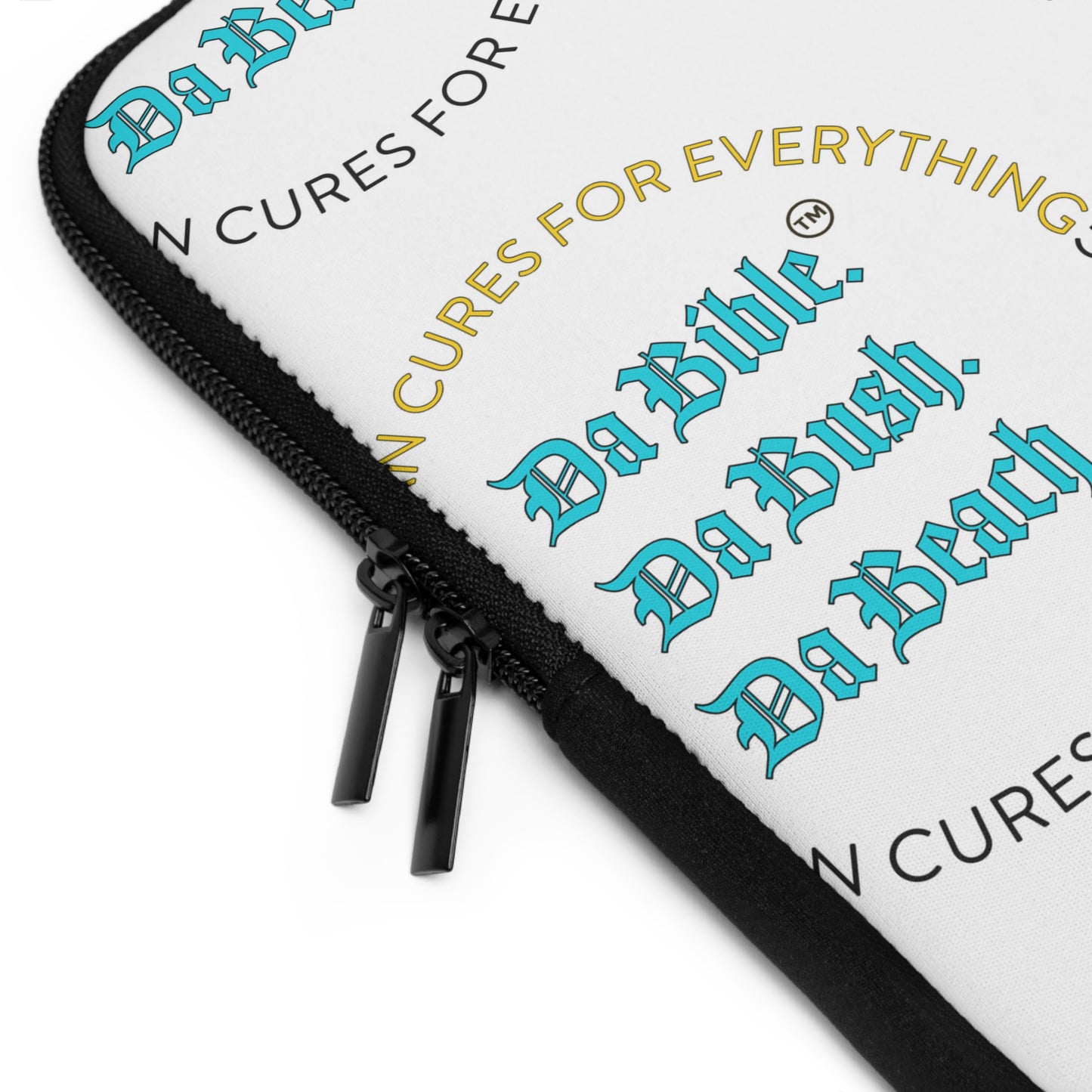 The Bahamian Cures White Mix Laptop Sleeve