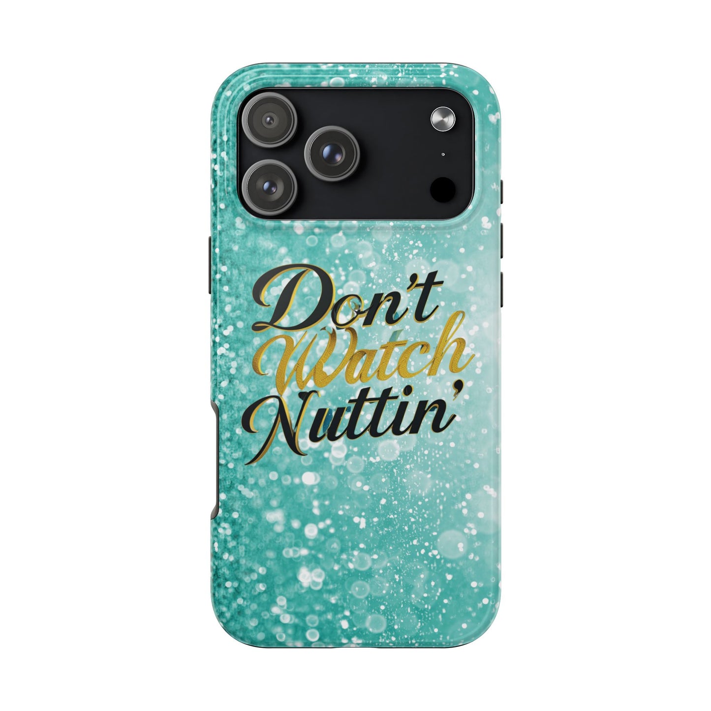 Unbothered Phone Case-Aqua