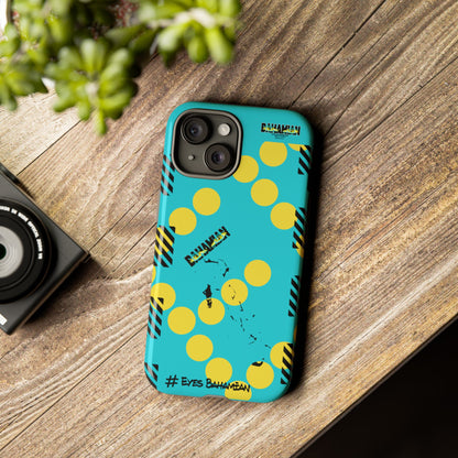 Island Dots Phone Case- Aqua
