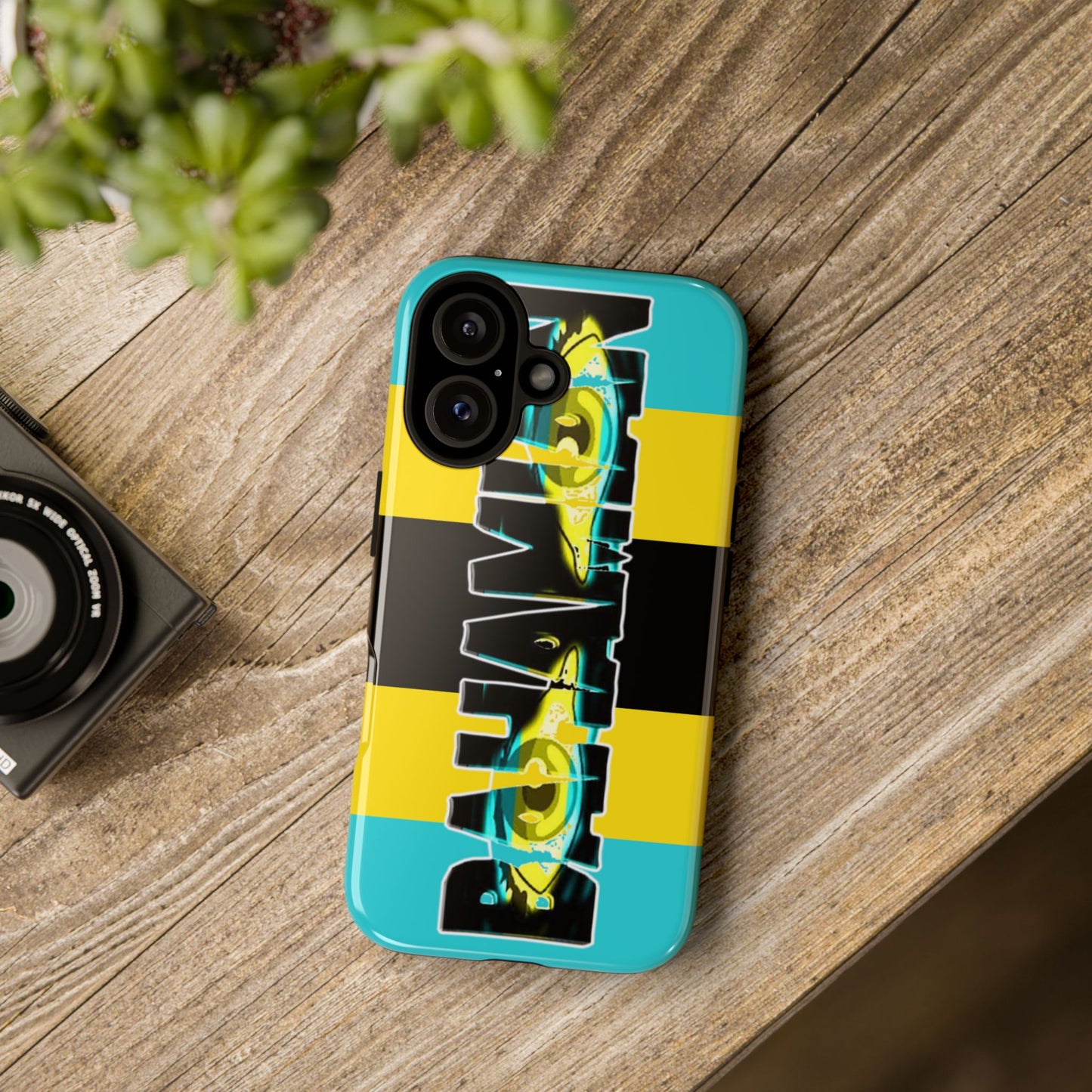 Striped Logo Phone Case