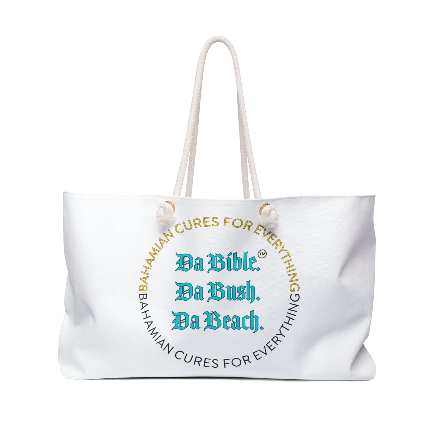 The Bahamian Cures White Weekender Bag