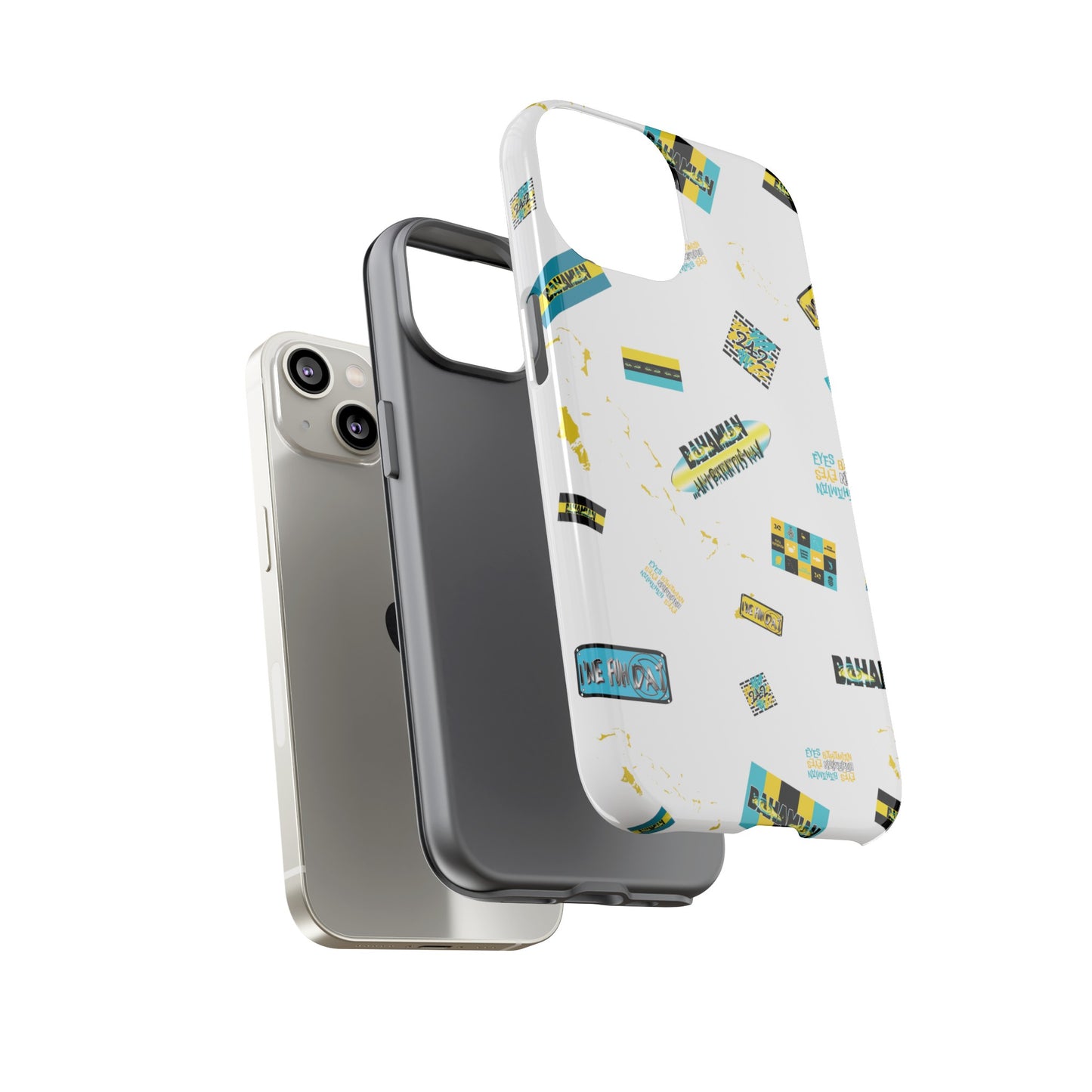 Bahamian Stamps White Phone case