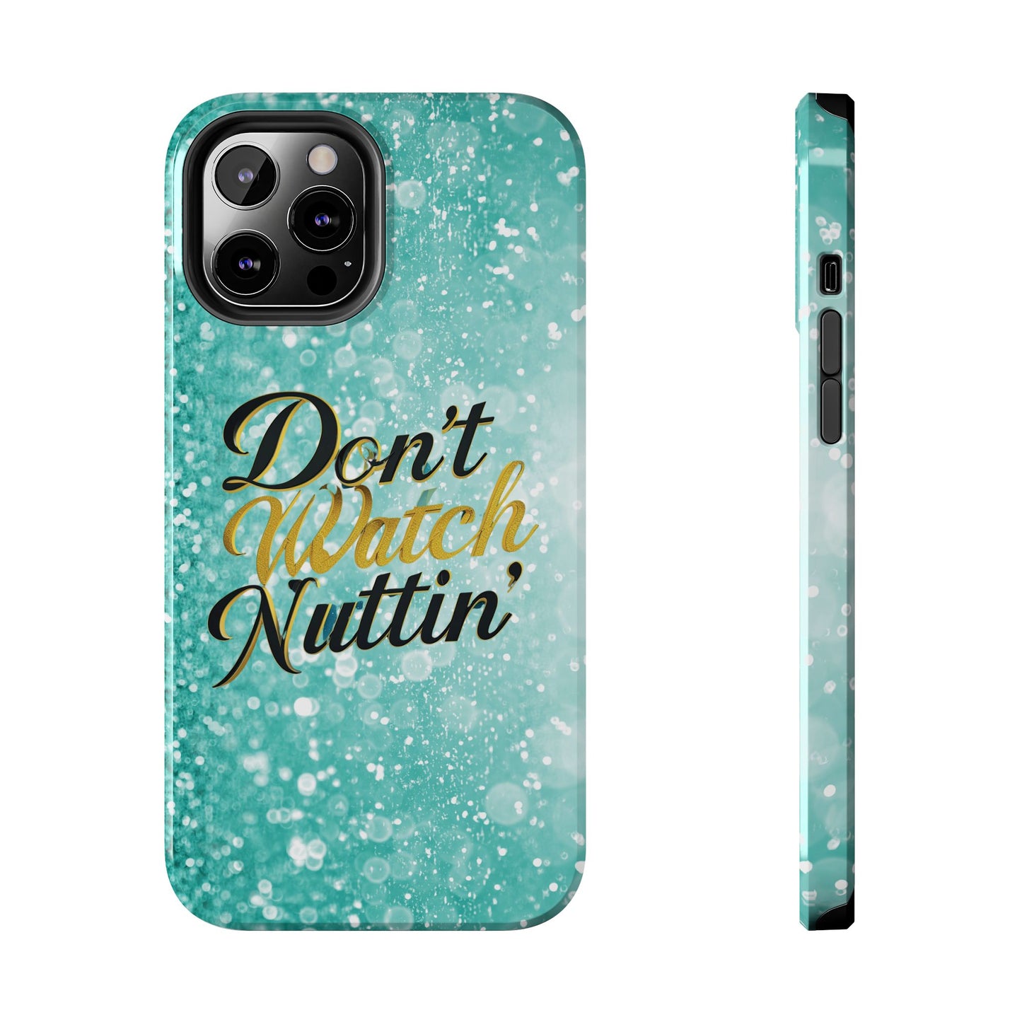 Unbothered Phone Case-Aqua
