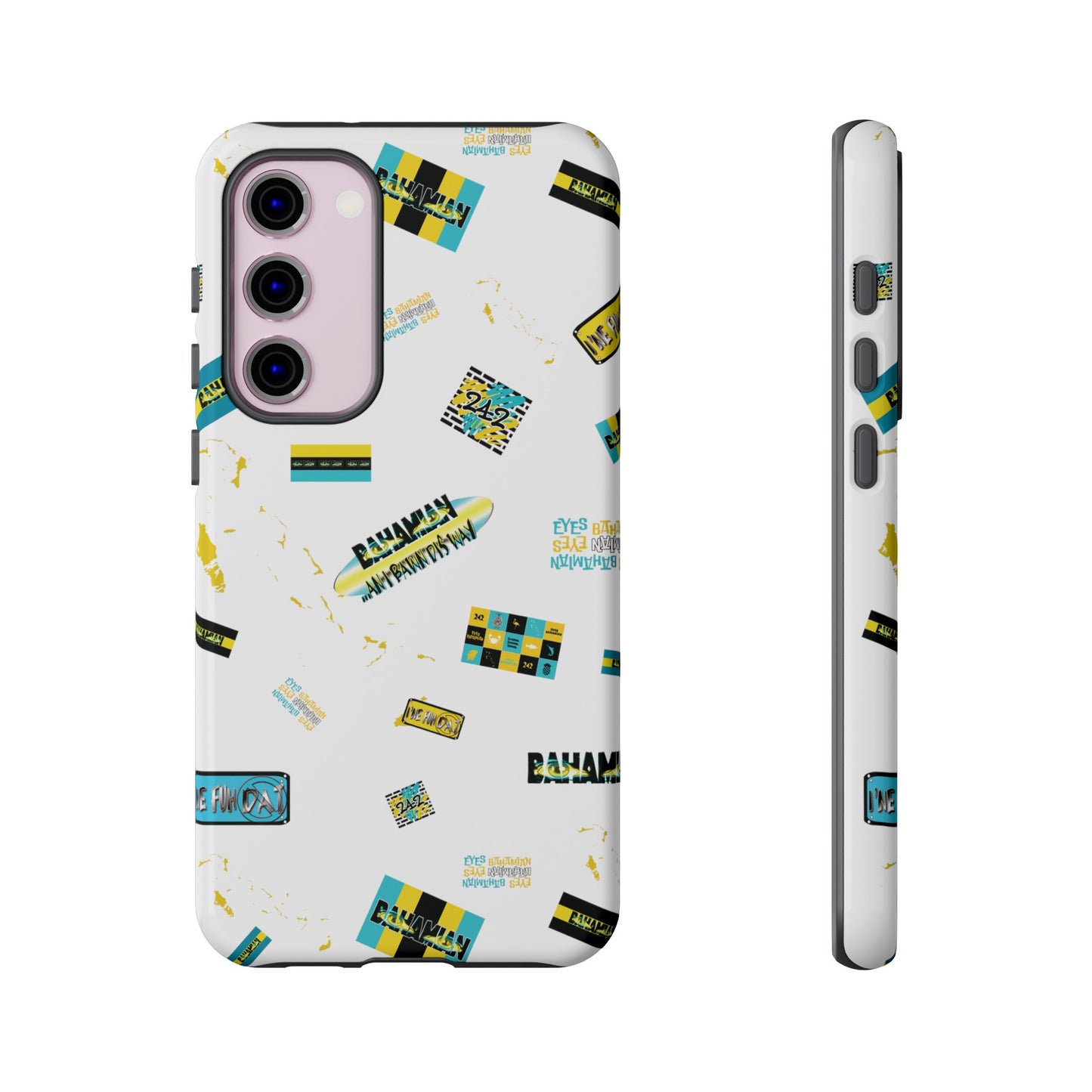 Bahamian Stamps White Phone case