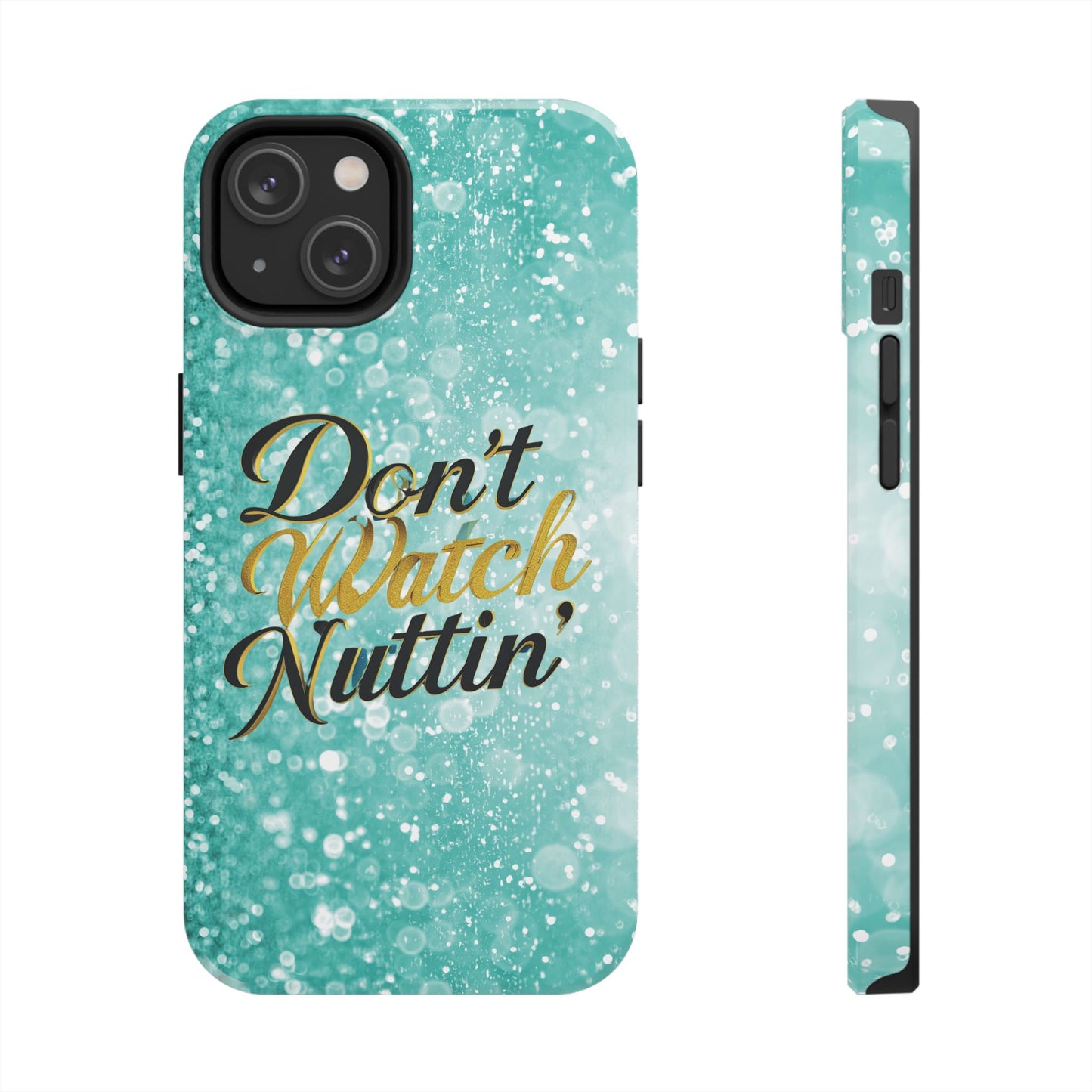 Unbothered Phone Case-Aqua