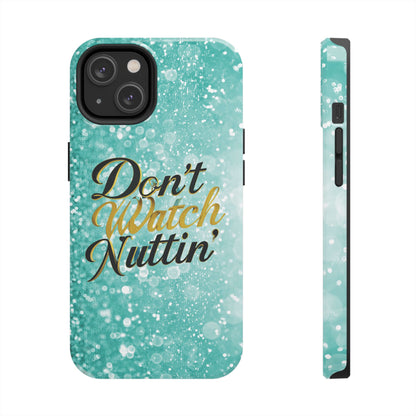 Unbothered Phone Case-Aqua