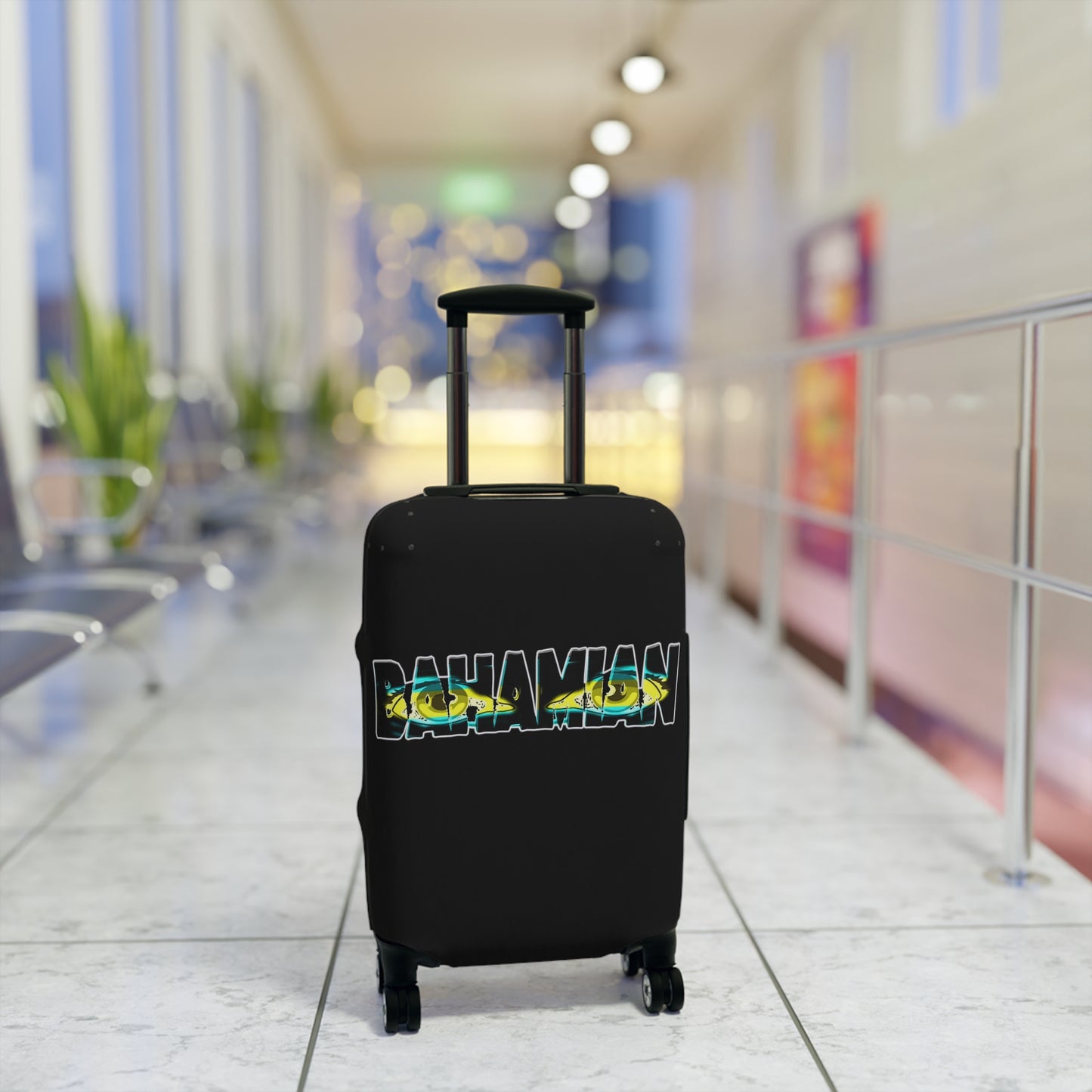 Eyes Bahamian Luggage Cover