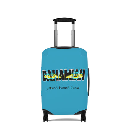 Aqua Eyes Bahamian Luggage Cover