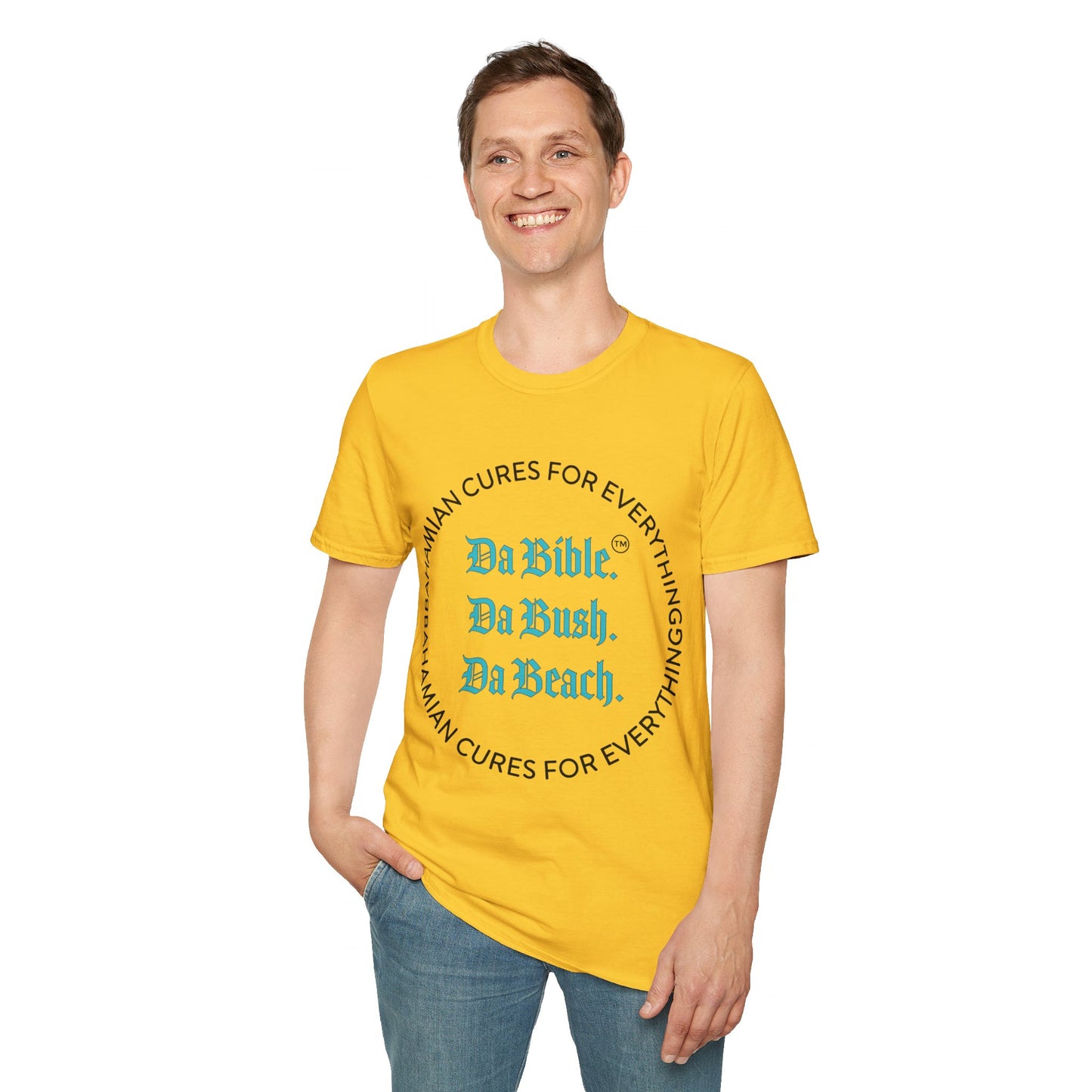 The Bahamian Cures Gold Tee Shirt