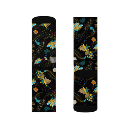 Junkanoo Socks-Black