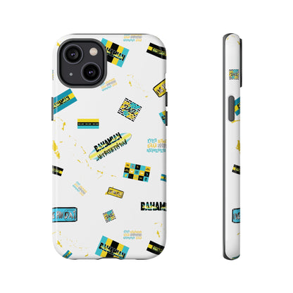 Bahamian Stamps White Phone case