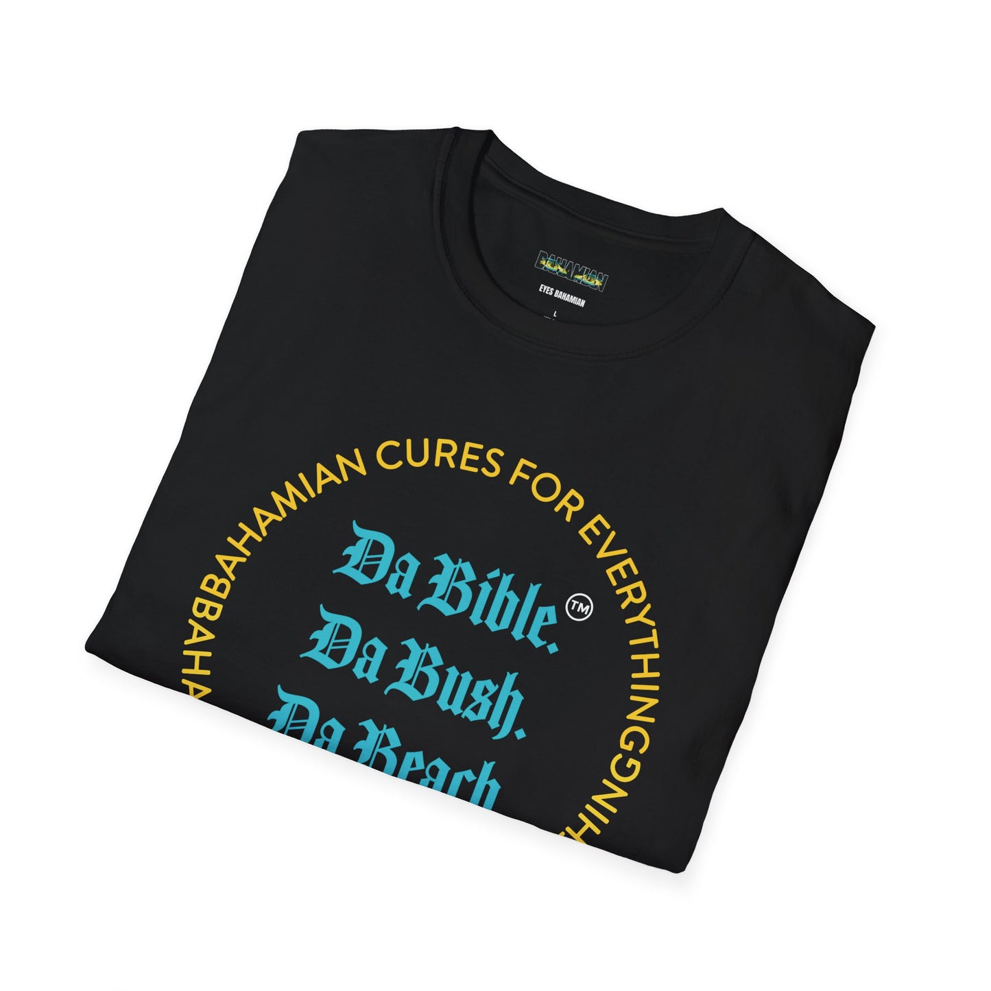 The Bahamian Cures Black Tee Shirt